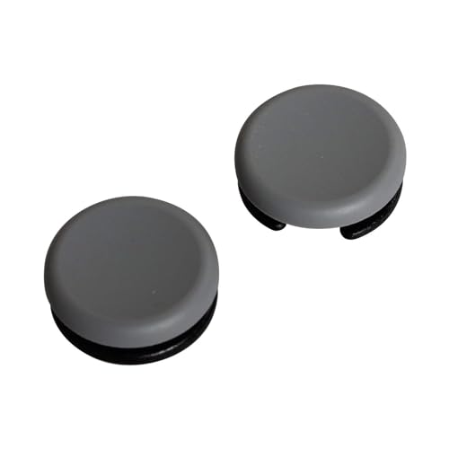 Timorn 3DS Circle Pad Replacement for 3DS XL/2DS/New 3DS/3DSLL (Dark Gray) | Rubber-coated analog stick cap, fits New 3DS/3DS/3DSLL/3DSXL/2DS, restores worn joystick texture, easy snap-on, 2-pack - color: Dark Gray