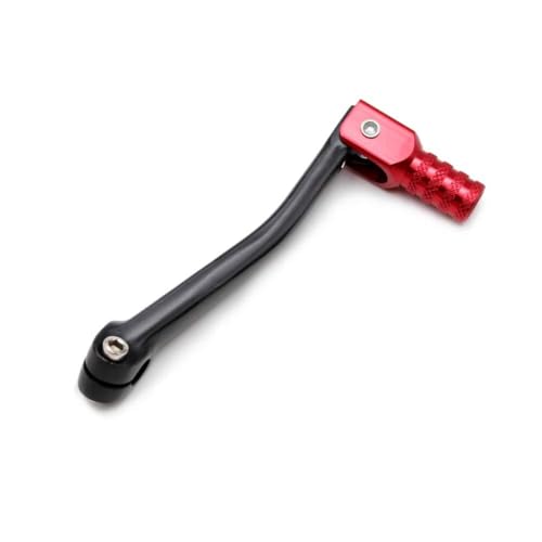 PRO BAT CRF50 Gear Shift Lever with 22mm Universal Hand Grips Set | For 50cc 70cc 90cc 110cc 125cc 150cc 200cc 250cc Quad Pit Dirt Bike ATV Buggy Motorcycle, Red&Black - color: Black+Red