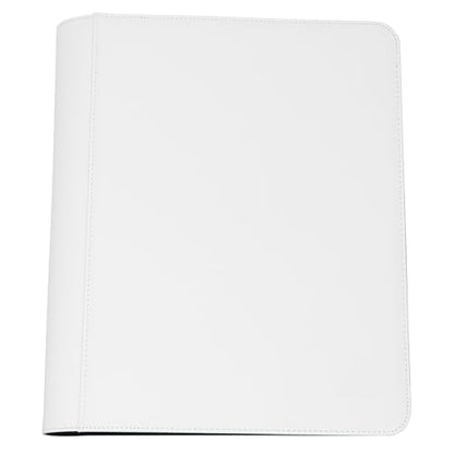 Top loader Binder, Holds 504 Top loaders, 9-Pocket Top Loader Binders with Sleeves for TCG & Sports Cards in 3'' x 4'' Top loaders -White - color: White