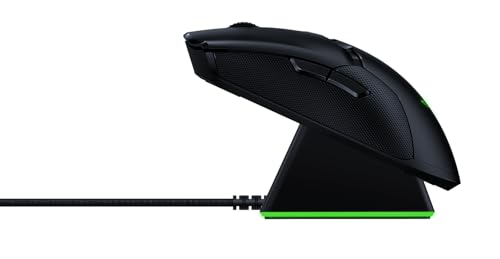 Razer Viper Ultimate with Charging Dock - Ambidextrous Esports Gaming Mouse Powered by HyperSpeed Wireless Technology (Focus+ 20K Optical Sensor, 74g Lightweight, RGB Chroma) Black - style: Viper Ultimate + Charging Dock
