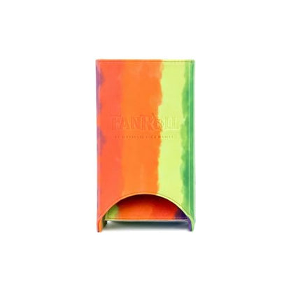 FanRoll Fold Up Dice Tower: Watercolor Rainbow, Role Playing Game Dice Accessories for Dungeons and Dragons - color: Rainbow