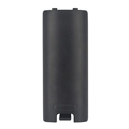 Battery Back Door Cover Lid Case for Wii Remote Controller Gamepad Handle Joypad Replacement (Black) - color: Black