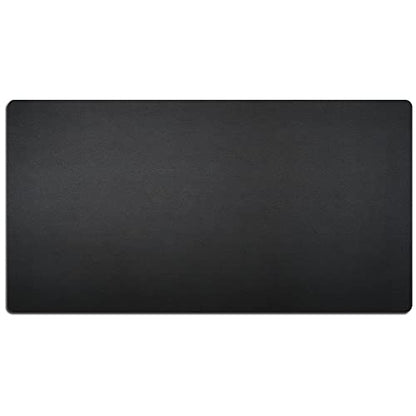 Nekmit Leather Desk Blotter Pad 34 x 17 Inches, Flat, Non-Slip, Waterproof, Black - color: Black, size: 34" x 17"