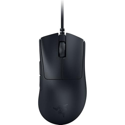 Razer DeathAdder V3 Wired Gaming Mouse: 59 g Ultra Lightweight - Focus Pro 30K Optical Sensor - Fast Switches Gen-3-8K Hz HyperPolling - 6 Programmable Buttons - Ergonomic - Speedflex Cable - Black