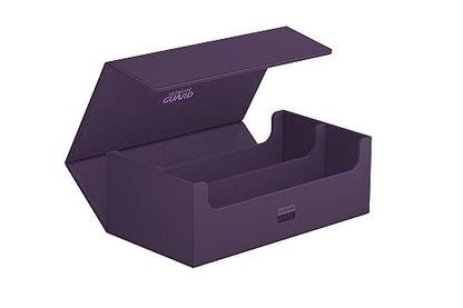 Ultimate Guard Arkhive 800+, Deck Case for 800 Double-Sleeved TCG Cards, Purple, Compatible with Boulders, Magnetic Closure & Microfiber Inner Lining - color: Purple, size: 800+