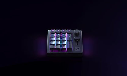 GLORIOUS GMMK Macro Pad - Black Mechanical Numpad - 10 Key USB Keypad - Hotswap, Programmable Volume Knob, RGB Backlit, Wired & Wireless Bluetooth- Gaming Keyboard Number Pad - color: Black Slate