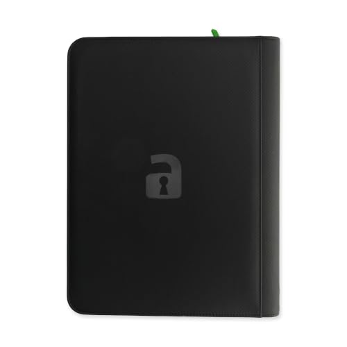 Vault X 16 Pocket XXL Zip Trading Card Binder 1088 Cards Exo-Tec (Black) | Holds 1088 standard-size TCG cards in 34 side-loading 16-pocket pages. Padded, water-resistant Exo-Tec cover.