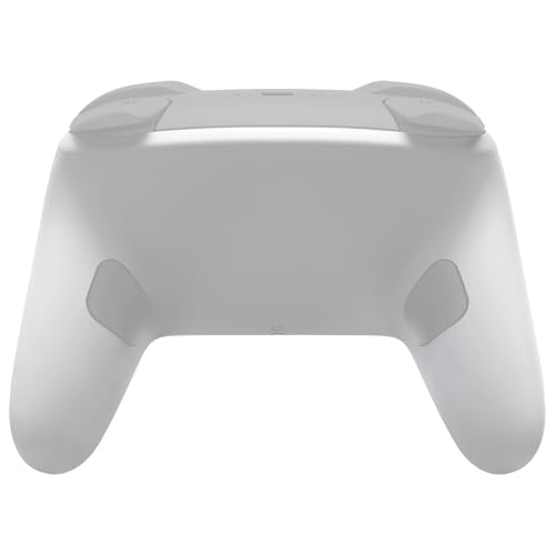 eXtremeRate Bottom Shell for Nintendo Switch 2 Pro, White | Custom DIY Rear Back Plate Housing Replacement Cover Case for Nintendo Switch 2 Pro Controller - color: White