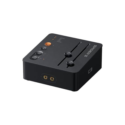 Fosi Audio C3 Gaming DAC Amp for PC, USB External Sound Card with 7.1 Surround Sound, Desktop Volume Control, Footstep Enhancement, Compatible with PS5, Switch, Laptop, Headset for FPS