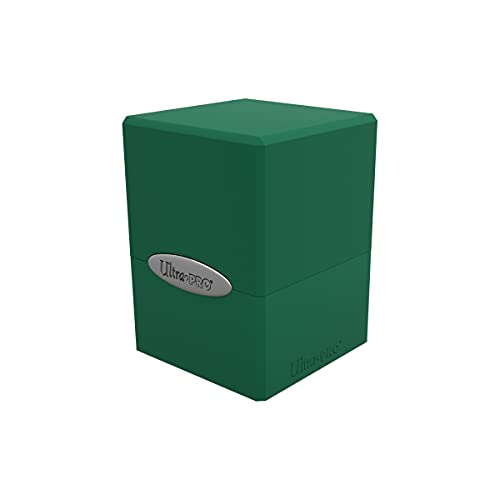 Ultra Pro E-15588 Satin Cube Deck Box-Forest Green - color: Forest Green