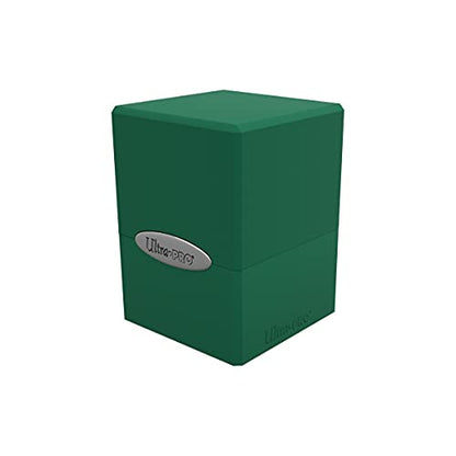 Ultra Pro E-15588 Satin Cube Deck Box-Forest Green - color: Forest Green