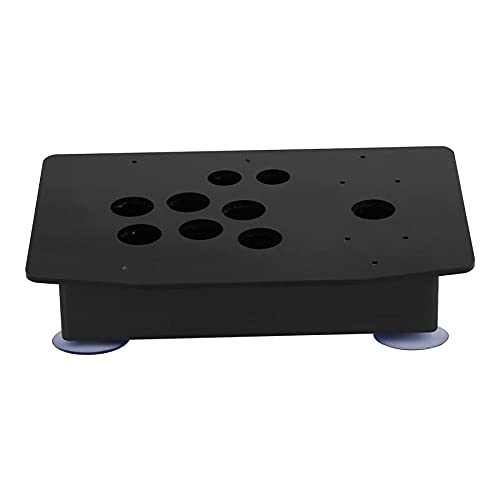DIY Black Arcade Joystick Replacement Acrylic Panel Case Handle for Arcade Game Kit Sturdy Construction Easy to Install