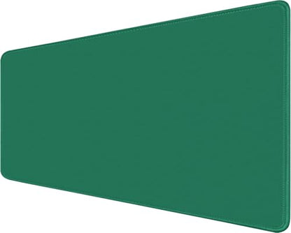 Large Gaming Mouse Pad, XXL Extended Computer Keyboard Mouse Mat with Stitched Edges, 31.5" x 15.7" Non-Slip Waterproof Rubber Base Office Big Long Mousepad for Work, Game, Office, Home, Green - color: Green