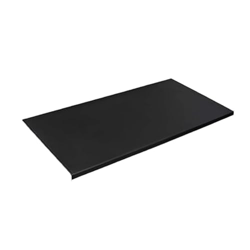 Desk Pad with Edge-Locked Protection, Waterproof Office Table Protector for Laptop Keyboard, Home Non-Slip Gaming Writing Mat (Black,23.6x15.7in) - color: Black, size: 23.6x15.7in