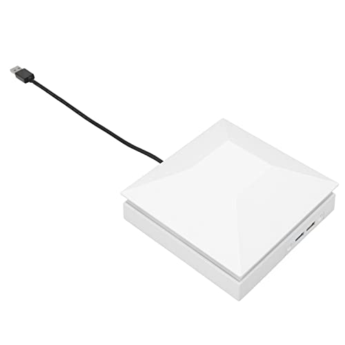 Console Cooling Fan Controller Charger Accessories Charging Station Cooling Station Cooling Fan Stand,Cooling Fan 12w Colorful Light Adjustable for Touch Console (White)