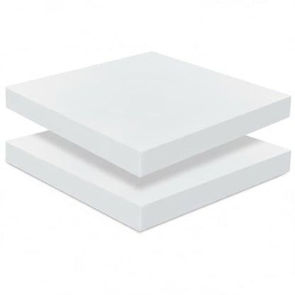 Frienda 2 Pack 2" x 20" x 20"Upholstery High Density Foam Cushion Replacement Square Cut to Size Foam Couch for Chair Couches Padding Shipping Packing DIY Cosplay Projects(White) - color: White, size: 2" X 20" X 20", style: Square