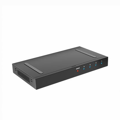 4K Metal HDMI Splitter 1 in 4 Out, 1×4 Powered HDMI Video TV Splitter for Xbox, PS4/5, PC, Laptop, 4Kx2K@30Hz 3D Full HD, Mirror Monitor Only (Not a Switch) - size: 1x4