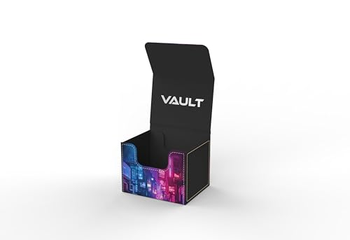 Vault's - TCG/MTG 100+ Card Art Deck Boxes (Cyberpunk Black Lotus) - style: Cyberpunk Black Lotus