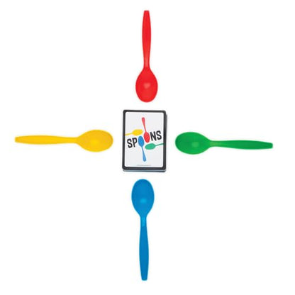 On the Go Spoons Playing Card Games for Kids Deck of Cards Fun Family Games - style: Spoons Cards