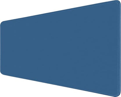 Large Gaming Mouse Pad, XXL Extended Computer Keyboard Mouse Mat with Stitched Edges, 31.5" x 15.7" Non-Slip Waterproof Rubber Base Office Big Long Mousepad for Work, Game, Office, Home, Blue - color: Blue
