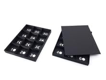Board Game Insert for Arcs (incl. Card-Tray) - color: Bright Brown, size: Replace Map Trays