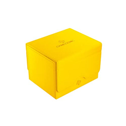 GameGenic Deck Box – Sidekick XL Yellow 100CT – Durable and Sturdy TCG, OCG, CCG Card Storage – Compatible with Pokemon, Yugioh, Commander, and MTG Magic: The Gathering Cards - color: Yellow
