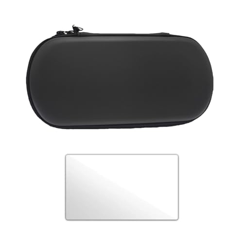BAIMOQI Game Console Organizers Bag & Tempered Glass Screen Protector AntiScratch Clear Protector Film