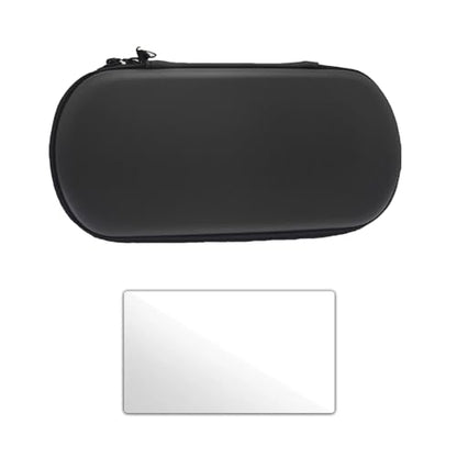 BAIMOQI Game Console Organizers Bag & Tempered Glass Screen Protector AntiScratch Clear Protector Film