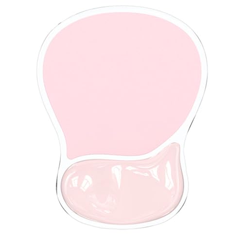 DEMON CHEST ErgoComfort Gel Wrist Rest Mouse Pad-Ergonomic Office Mousepad with Wrist Support-Non-Slip, Design Desk Accessories Mat for Home&Game Decor (06Pink T) - color: 06Pink T
