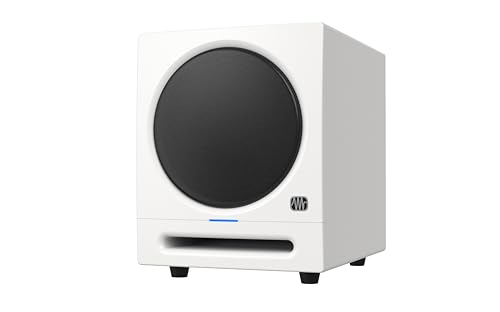 PreSonus Eris Sub 8 BT White 8-inch Front-Firing Studio Subwoofer with Bluetooth Wireless Technology - color: White, size: 8" Subwoofer Bluetooth