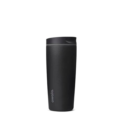 Owala SmoothSip Slider Insulated Travel Coffee Cup 20 oz Very Very Dark - color: Very, Very Dark, size: 20 Ounces