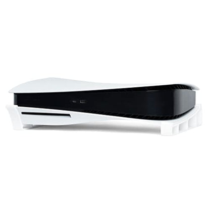 Glistco Skates - Horizontal Stand Compatible with PS5 - Disc Edition (White) - color: White