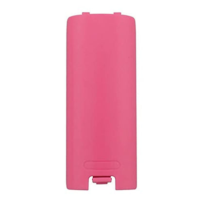 Battery Back Door Cover Lid Case for Wii Remote Controller Gamepad Handle Joypad Replacement (Peach Red) - color: Peach Red