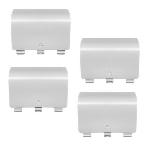 4 Pack Battery Cover for Xbox Series X/S Controller Cover[NOT for Xbox One & One X/S] Battery Back Cover for Xbox Series X/S Controller(White) - color: White