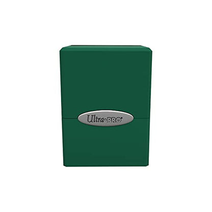 Ultra Pro E-15588 Satin Cube Deck Box-Forest Green - color: Forest Green