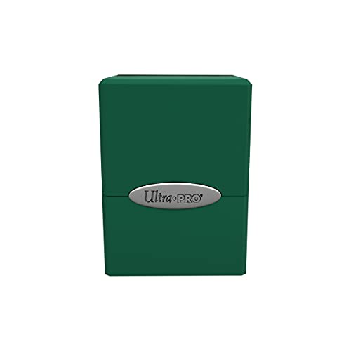 Ultra Pro E-15588 Satin Cube Deck Box-Forest Green - color: Forest Green