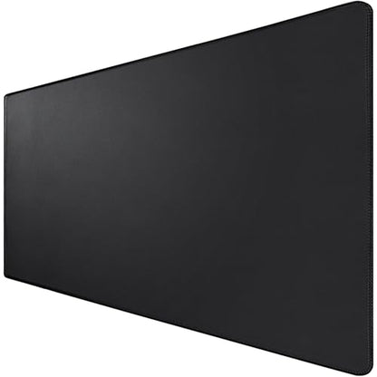 Large Mouse Pad Gaming, 31.5" x 15.7" Desk Mat with Non-Slip Rubber Base | Gaming Mousepad with Stitched Edges, Waterproof XXL Computer Long Keyboard Mouse Mat for Gamer, Office & Home, Black - color: Black, size: 31.5 inches x 15.7 inches