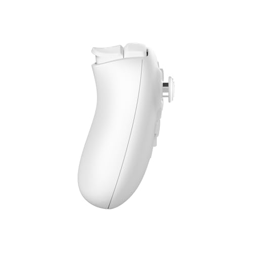 8Bitdo 64 Bluetooth Controller for Analogue 3D, White | Switch/Switch 2, Windows and Android Support, Wired USB, D-Input/S-Input Modes, Hall Effect Joystick, Vibration