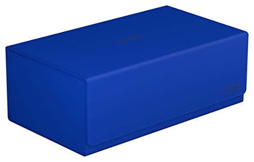 Ultimate Guard Arkhive 800+, Deck Case for 800 Double-Sleeved TCG Cards, Blue, Compatible with Boulders, Magnetic Closure & Microfiber Inner Lining - color: Blue, size: 800+