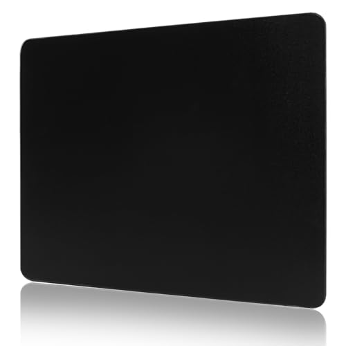 Glass Mousepad, Hard Surface Gaming Mouse Pads, Mousepad Gaming, Glasspad - color: Black