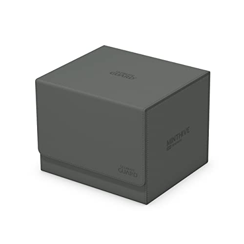 Ultimate Guard Minthive 30+, Deck Case for 30 Magnetic Card Cases, Perfect Storage for Graded Cards, Grey, Secure Closure & Snaplock Mechanism - color: Grey