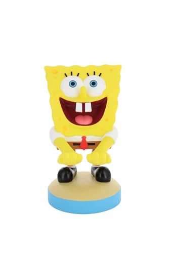 Cableguys Spongebob Squarepants Controller Holder & Phone Stand - Gaming Setup Accessories for Desk and Game Room, Controller Stand Compatible with Xbox, PlayStation & Most Standard Game Controllers