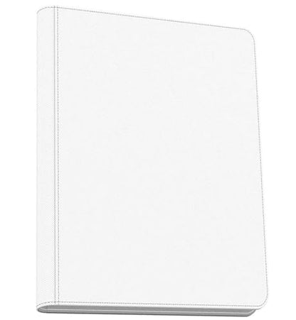 1000+ Pockets Trading Card Binder, 16 Pocket Ringless Side Loading Card Holder Album, Trading Card Album Fit for YuGiOh, MTG, TCG, Game Cards, Sports Cards, Business Cards (White) - color: White