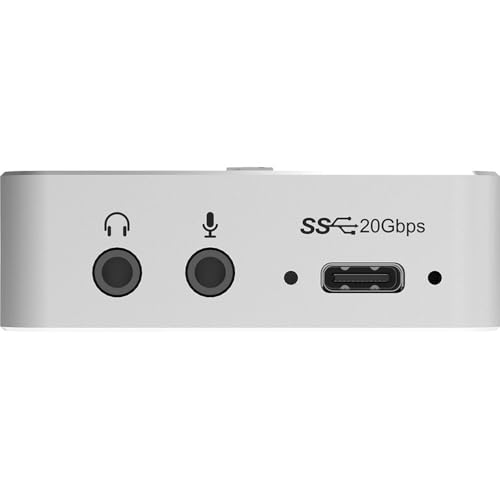 Magewell USB Capture HDMI 4K Pro 32150 – 1-Channel HDMI 2.0 to USB 3.2 Gen2x2 Video/Audio Capture Device with Loop-Through, Analog Audio in/Out, Up to 4K60 Input and Capture, Hardware Video Processing