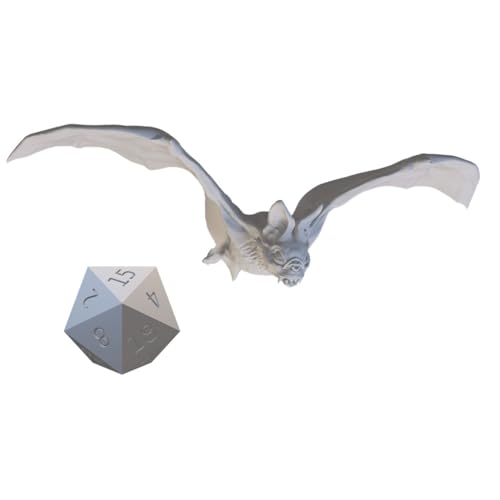 Large Animal Miniature for DND Pathfinder RPG Unpainted Resin 28mm-32mm (Giant Bat)