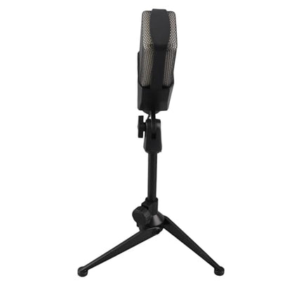 Fabater RGB USB Condenser Microphone for PC Gaming, HighFidelity Sound Recording with Adjustable Stand, Ideal for Streaming and Voice Memos, Portable Design