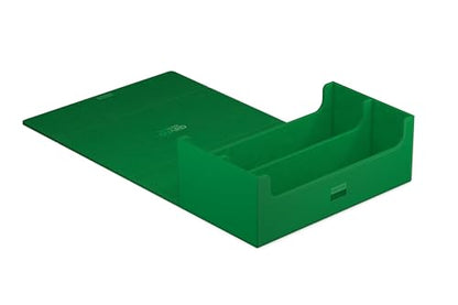 Ultimate Guard Arkhive 800+, Deck Case for 800 Double-Sleeved TCG Cards, Green, Compatible with Boulders, Magnetic Closure & Microfiber Inner Lining - color: Green, size: 800+