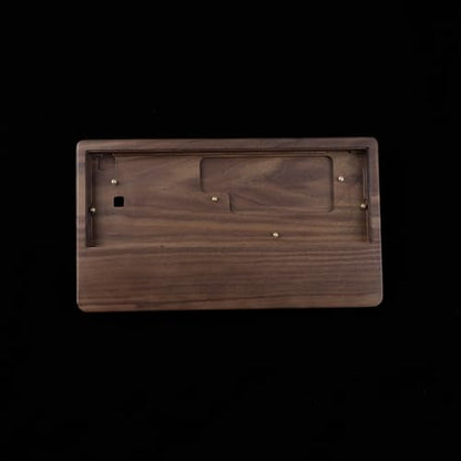 YMDK GH60 Walnut Wooden Case Wrist Rest 2 in 1 for 60% Mini Mechanical Gaming Keyboard Compatible Pok3r DZ60 YD60MQ XD64 - color: Walnut 2 in 1