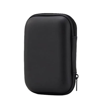 R36S Handheld Gaming Console Bag Shock Proof Portable Travel Carrying Case Storage Box with Pocket - color: Black