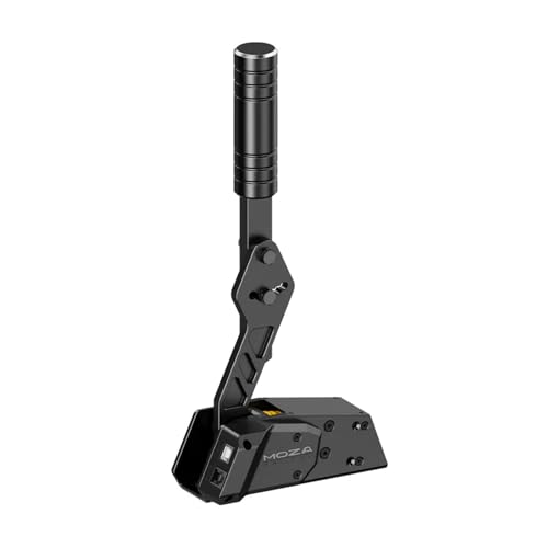 MOZA HBP Handbrake With 16 Bit High Precision Position Sensor,Dual Mode and Multi-Angle Adjustable Racing Handbrake Simulator, Connection To PC Wheelbase Directly